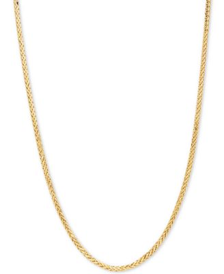 Macy's - Lightweight Wheat Link 22" Chain Necklace in 14k Gold