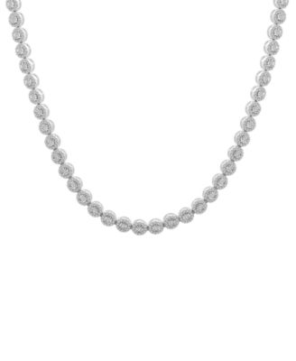 Wrapped in Love - Diamond 17" Collar Necklace (2 ct. t.w.) in Sterling Silver