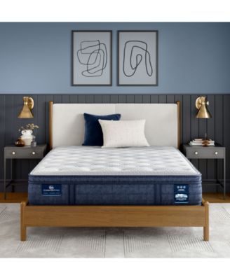 Serta - iComfortPro Dartmouth 15" Latex Foam Plush Pillow Top Mattress - King