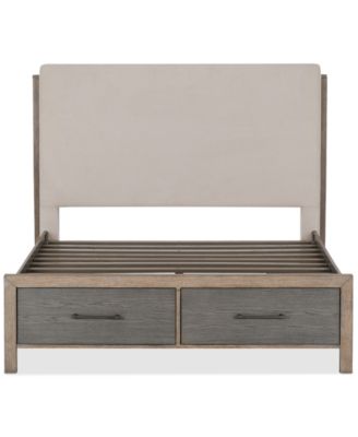 Furniture - Portmore California King Upholstered Storage Bed, Created for Macy's