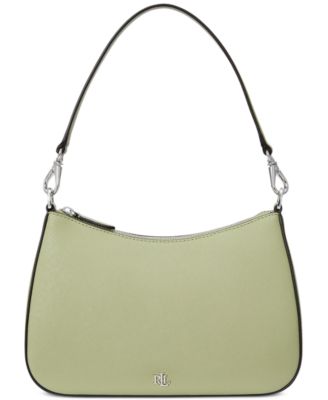 Lauren Ralph Lauren - Crosshatch Leather Medium Danni Shoulder Bag