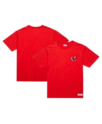 Mitchell & Ness - Men's Red Georgia Bulldogs Big Tall Fade Away Premium T-Shirt