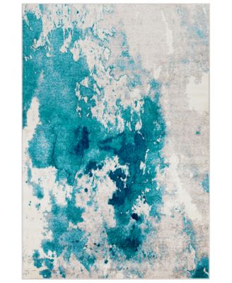 Livabliss - Paramount PAR-1106 Teal 6'7" x 9'6" Area Rug