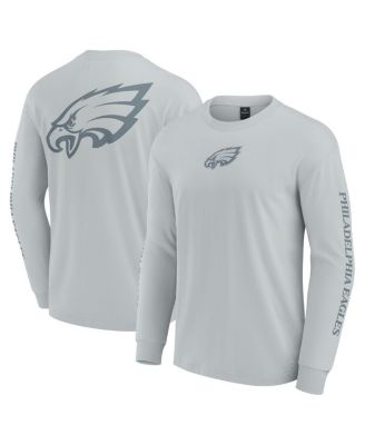 Fanatics - Men's and Women's Gray Philadelphia Eagles Elements Strive Long Sleeve T-Shirt