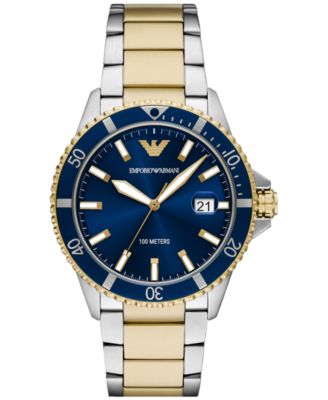 Emporio Armani - Men's World Explorer Two-Tone Stainless Steel Bracelet Watch 42mm