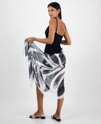 I.N.C. International Concepts - Oversized Palm-Print Wrap