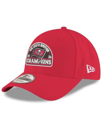 New Era - Men's Red Tampa Bay Buccaneers 2024 NFC South Division Champions 9FORTY Adjustable Hat