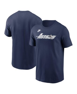 Nike - Men's Navy Houston Astros Cooperstown Wordmark T-shirt