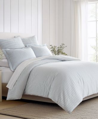 Levtex - Tobago Stripe Reversible 3-Pc. Duvet Cover Sets