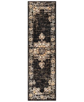 Livabliss - Paramount PAR-1089 Black 2'2" x 7'6" Runner Area Rug