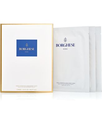 Borghese - Deep Hydration Hand Sheet Masks, 3-Pk.