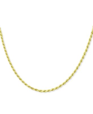 Giani Bernini - Rope Link 16" Chain Necklace in 18k Gold-Plated Sterling Silver
