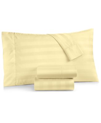 Charter Club - Stripe Cotton 550-Thread Count 3-Pc. Twin Sheet Set