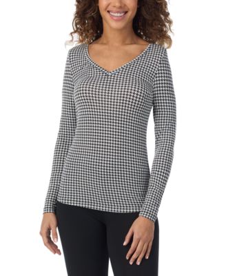 Cuddl Duds - Women's Softwear Stretch V-Neck Top