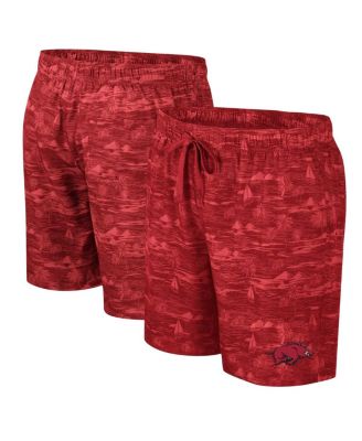 Colosseum - Men's Cardinal Arkansas Razorbacks Ozark Swim Shorts