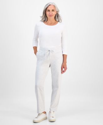 Style & Co - Petite Mid-Rise Drawstring Pants