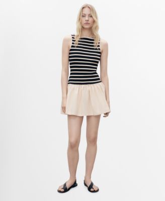 MANGO - Women's Combined Design Short Dress