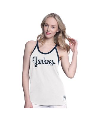 G-III 4Her by Carl Banks - Women's&nbsp;White New York Yankees Curveball Tank Top