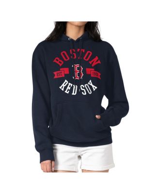 G-III 4Her by Carl Banks - Women's&nbsp;Navy Boston Red Sox Round Team Pullover Hoodie