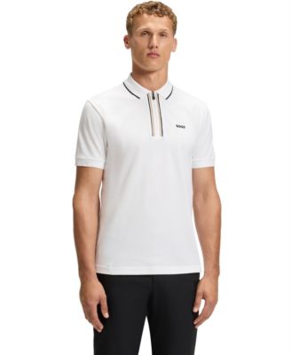 Hugo Boss - Men's Quick-Dry Stretch Cotton Slim-Fit Polo Shirt