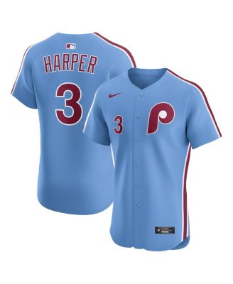 Nike - Men's Bryce Harper Light Blue Philadelphia Phillies Alternate Elite Jersey