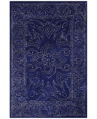 Bashian - Nico NIC-130 Navy 5' x 7'6" Area Rug