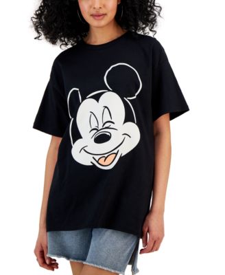 Disney - Juniors' Mickey Graphic Face T-Shirt