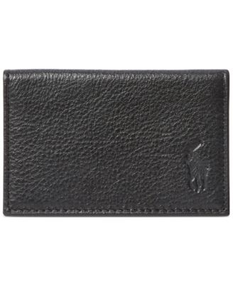 Polo Ralph Lauren - Men's Pebbled Leather Card Wallet