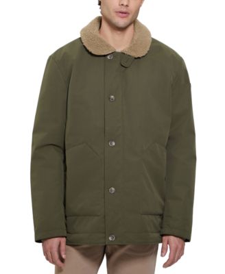 GUESS - Men's Sherpa Lined Coach Jacket