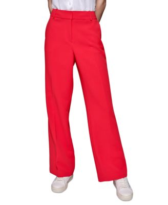 KARL LAGERFELD PARIS - Women's Bootcut High-Rise Pants