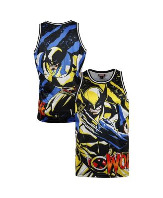 Lids - Men's Black Wolverine Comic Big Print Mesh Jersey