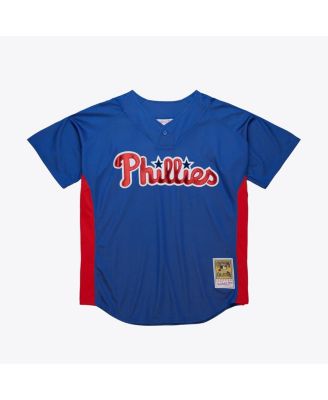 Mitchell & Ness - Men's Roy Halladay Royal Philadelphia Phillies 2010 Authentic Batting Practice Pullover Jersey