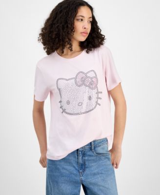 Grayson Threads, The Label - Juniors' Rhinestone Hello Kitty Tee