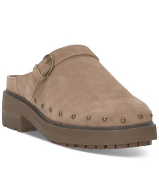 Lucky Brand - Women's Caytina Studded Buckle Strap Clogs