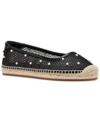 kate spade new york - Women's Embellished Fishnet Espadrille Flats
