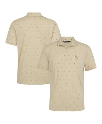 LevelWear - Men's Cream Los Angeles Dodgers Vision Polo Shirt