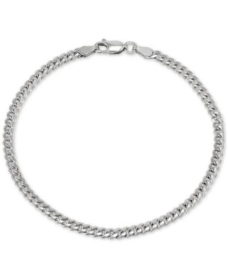 Giani Bernini - Cuban Link Chain Bracelet in Sterling Silver