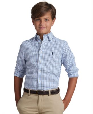 Polo Ralph Lauren - Big Boys Cotton Poplin Sport Shirt