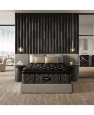Beautyrest - Black Series Three 16.25" Medium Pillowtop Mattress Set - Queen
