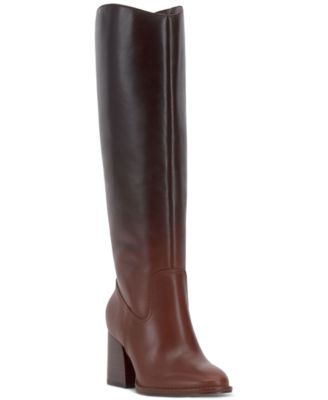 Vince Camuto - Women's Leila Block-Heel Knee-High Boots