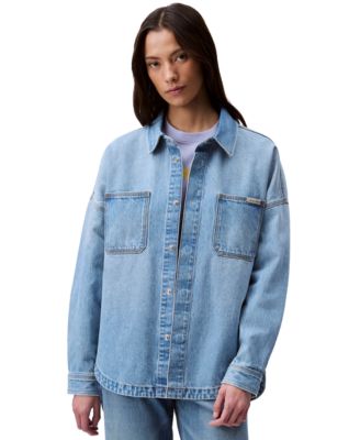 Calvin Klein Jeans - Women's Utility Cotton Denim Shirt
