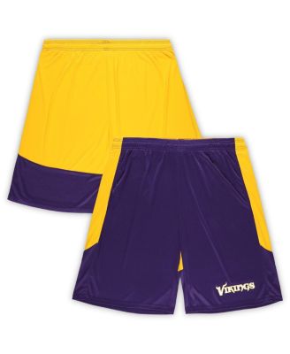 Fanatics - Men's Purple/Gold Minnesota Vikings Big Tall Launch Shorts