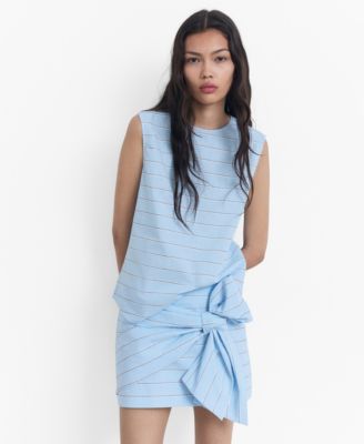 MANGO - Women's Striped Cotton Blouse