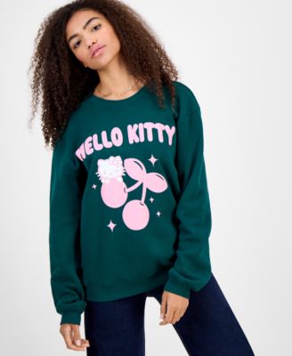 Grayson Threads, The Label - Juniors' Hello Kitty Cherry Graphic Sweatshirt