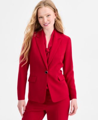 Kasper - Women's Peak-Lapel Single-Button Blazer