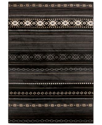 Livabliss - Paramount PAR-1047 Black 6'7" x 9'6" Area Rug