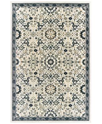 Oriental Weavers - Bowen 073J2 Ivory/Navy 7'10" x 10'10" Area Rug