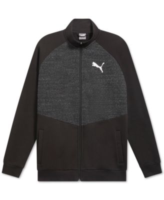 Puma - Men's Contrast Fleece Logo Jacket