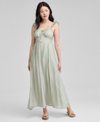 And Now This - Women's Printed Sleeveless Maxi Dress, Exclusively at Macy's