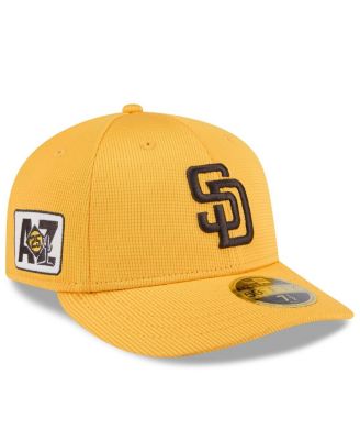 New Era - Men's Gold San Diego Padres 2025 Spring Training Low Profile 59FIFTY Fitted Hat